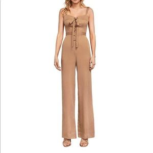 BCBG Maxazria Lace Up Jumpsuit